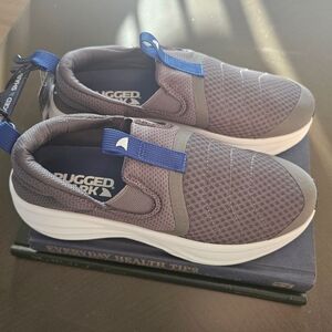 Men's Rugged Shark Active Recovery Step-in Shoes Size 9